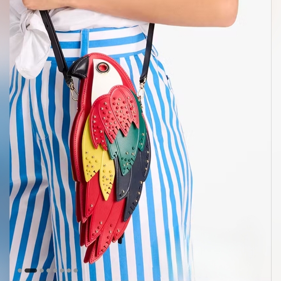 NWT Kate Spade Rio 3D Parrot Crossbody - Picture 2 of 6